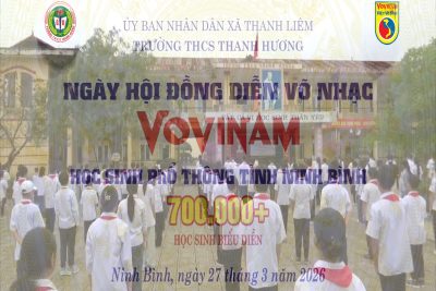 LIÊN ĐỘI TRƯỜNG THCS THANH HƯƠNG THAM GIA ĐỒNG DIỄN VÕ NHẠC VOVINAM